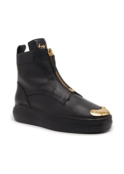 Giuseppe Zanotti Skórzane buty CR SMAUG LOGOBALL ze sklepu Gomez Fashion Store w kategorii Buty zimowe męskie - zdjęcie 184309449