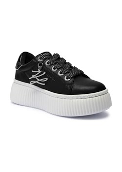 Karl Lagerfeld Skórzane sneakersy KREEPER LO ze sklepu Gomez Fashion Store w kategorii Buty sportowe damskie - zdjęcie 184309468