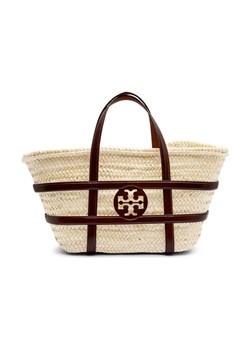 TORY BURCH Shopperka Ella | z dodatkiem skóry ze sklepu Gomez Fashion Store w kategorii Torby Shopper bag - zdjęcie 184309486