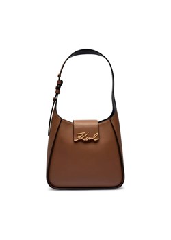 Karl Lagerfeld Skórzane hobo K/SIGNATURE ze sklepu Gomez Fashion Store w kategorii Torebki hobo - zdjęcie 184309519