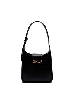 Karl Lagerfeld Skórzane hobo K/SIGNATURE ze sklepu Gomez Fashion Store w kategorii Torebki hobo - zdjęcie 184309537
