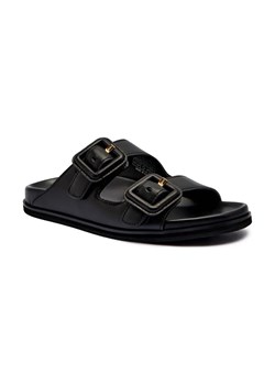 BOSS BLACK Skórzane klapki Freyah ze sklepu Gomez Fashion Store w kategorii Klapki damskie - zdjęcie 184309605