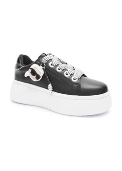 Karl Lagerfeld Skórzane sneakersy KREEPER ze sklepu Gomez Fashion Store w kategorii Buty sportowe damskie - zdjęcie 184309646