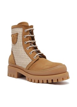 Pinko Skórzane botki SALVIA ze sklepu Gomez Fashion Store w kategorii Workery damskie - zdjęcie 184309729