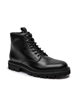 BOSS BLACK Skórzane trapery Julyo ze sklepu Gomez Fashion Store w kategorii Buty zimowe męskie - zdjęcie 184309845