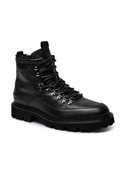 BOSS BLACK Skórzane trapery Julyo_Halb ze sklepu Gomez Fashion Store w kategorii Buty trekkingowe męskie - zdjęcie 184309897