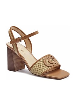 Guess Sandały na słupku GRATO | z dodatkiem skóry ze sklepu Gomez Fashion Store w kategorii Sandały damskie - zdjęcie 184309979
