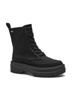 Tommy Hilfiger Botki | z dodatkiem skóry - id: TH244W000021D12 - marki Tommy Hilfiger - 184310029 Tommy Hilfiger Botki | z dodatkiem skóry ze sklepu Gomez Fashion Store w kategorii Botki - zdjęcie 184310029