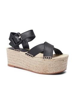 BOSS BLACK Skórzane sandały Machica_Pltsan_LTBK ze sklepu Gomez Fashion Store w kategorii Sandały damskie - zdjęcie 184310179