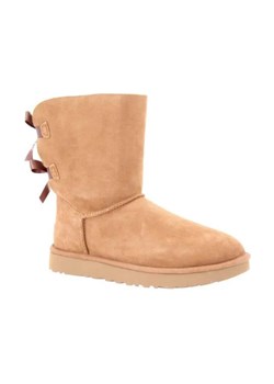 UGG Skórzane śniegowce Bailey Bow II | z dodatkiem wełny ze sklepu Gomez Fashion Store w kategorii Śniegowce damskie - zdjęcie 184310256
