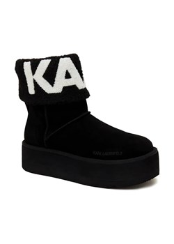 Karl Lagerfeld Skórzane śniegowce THERMO Karl Logo ze sklepu Gomez Fashion Store w kategorii Śniegowce damskie - zdjęcie 184310459