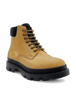 HUGO Skórzane buty Graham_Halb_nu ze sklepu Gomez Fashion Store w kategorii Buty zimowe męskie - zdjęcie 184310517