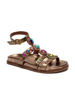 Kurt Geiger Skórzane sandały OCTAVIA FLEXI GLADIATOR ze sklepu Gomez Fashion Store w kategorii Sandały damskie - zdjęcie 184310588