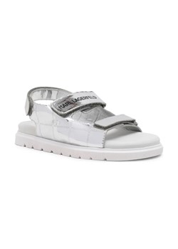 Karl Lagerfeld Kids Sandały | z dodatkiem skóry ze sklepu Gomez Fashion Store w kategorii Sandały dziecięce - zdjęcie 184310659