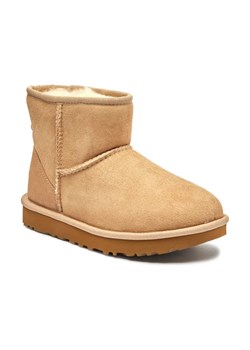 UGG Skórzane śniegowce Classic Mini II | z dodatkiem wełny ze sklepu Gomez Fashion Store w kategorii Śniegowce damskie - zdjęcie 184310779