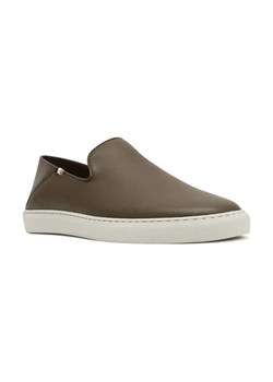 BOSS BLACK Skórzane slip on REY_Slon_lt ze sklepu Gomez Fashion Store w kategorii Trampki męskie - zdjęcie 184310839