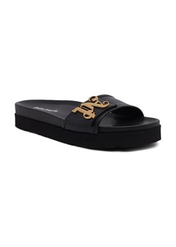 Palm Angels Skórzane klapki ze sklepu Gomez Fashion Store w kategorii Klapki damskie - zdjęcie 184310845