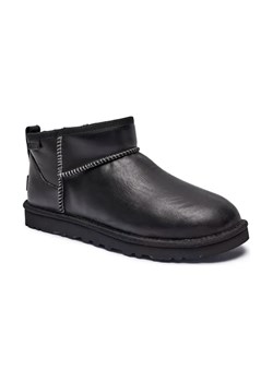 UGG Skórzane śniegowce CLASSIC ULTRA MINI | z dodatkiem wełny ze sklepu Gomez Fashion Store w kategorii Buty zimowe męskie - zdjęcie 184310938
