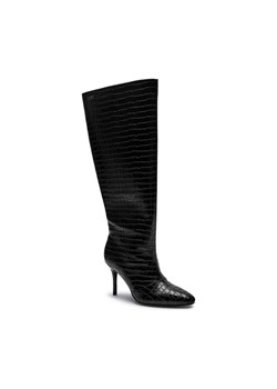 Liu Jo Kozaki na szpilce WHITE 01 | z dodatkiem skóry ze sklepu Gomez Fashion Store w kategorii Kozaki damskie - zdjęcie 184310949