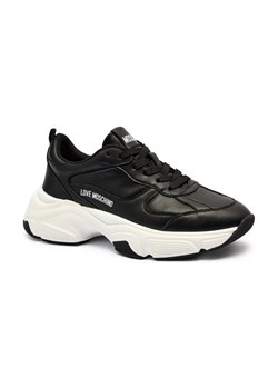 Love Moschino Skórzane sneakersy ze sklepu Gomez Fashion Store w kategorii Buty sportowe damskie - zdjęcie 184311185