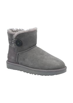 UGG Skórzane śniegowce Mini Bailey Button II | z dodatkiem wełny ze sklepu Gomez Fashion Store w kategorii Śniegowce damskie - zdjęcie 184311357
