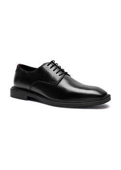 HUGO Skórzane derby Gryff ze sklepu Gomez Fashion Store w kategorii Buty eleganckie męskie - zdjęcie 184311496