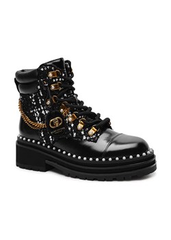 Kurt Geiger Skórzane botki CHELSEA COMBAT ze sklepu Gomez Fashion Store w kategorii Workery damskie - zdjęcie 184311509