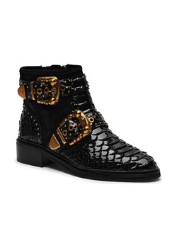 Kurt Geiger Skórzane bikery MADDOX ze sklepu Gomez Fashion Store w kategorii Botki - zdjęcie 184311596