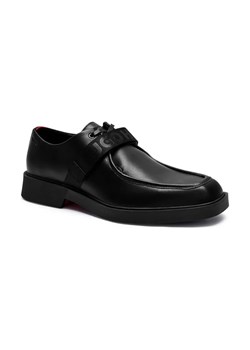 HUGO Skórzane loafersy Iker_Derb_al ze sklepu Gomez Fashion Store w kategorii Mokasyny męskie - zdjęcie 184311668