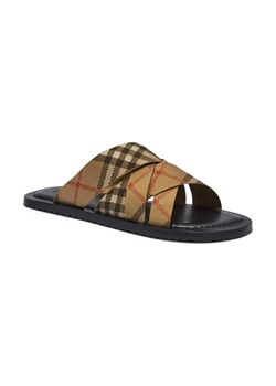 Burberry Skórzane klapki PAVILLON ze sklepu Gomez Fashion Store w kategorii Klapki męskie - zdjęcie 184311729