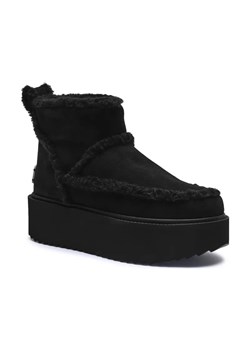 INUIKII Skórzane śniegowce Inuikii X Coccinelle Classic Low Shearling | z dodatkiem wełny ze sklepu Gomez Fashion Store w kategorii Śniegowce damskie - zdjęcie 184311775