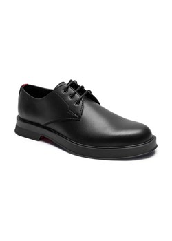 HUGO Skórzane derby Lenner_Derb_al ze sklepu Gomez Fashion Store w kategorii Buty eleganckie męskie - zdjęcie 184311777