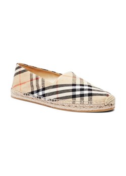 Burberry Espadryle Check Mews | z dodatkiem skóry ze sklepu Gomez Fashion Store w kategorii Espadryle męskie - zdjęcie 184312065