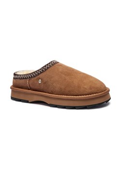 EMU Australia Skórzane mule Sharky Scuff | z dodatkiem wełny ze sklepu Gomez Fashion Store w kategorii Kapcie damskie - zdjęcie 184312205