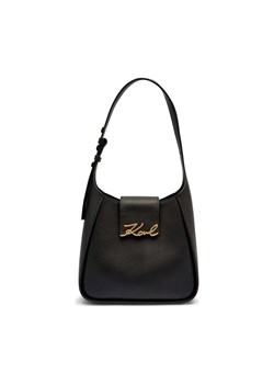 Karl Lagerfeld Skórzana hobo k/signature ze sklepu Gomez Fashion Store w kategorii Torebki hobo - zdjęcie 184312219
