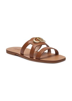 Liu Jo Skórzane klapki SABA 11 ze sklepu Gomez Fashion Store w kategorii Klapki damskie - zdjęcie 184312309