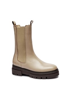 Tommy Hilfiger Skórzane sztyblety MONOCHROMATIC CHELSEA ze sklepu Gomez Fashion Store w kategorii Botki - zdjęcie 184312589