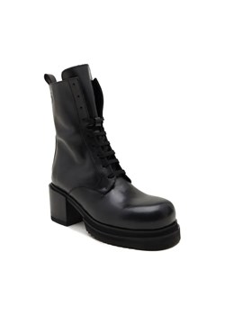 Pinko Botki HONNEGER ANFIBIO PELLE VITELLO ze sklepu Gomez Fashion Store w kategorii Botki - zdjęcie 184312686
