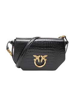 Pinko Skórzana torebka na ramię LOVE CLICK EXAGON CLASSIC ze sklepu Gomez Fashion Store w kategorii Listonoszki - zdjęcie 184312847