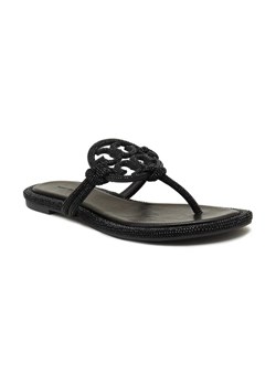 TORY BURCH Skórzane japonki MILLER KNOTTED PAVE ze sklepu Gomez Fashion Store w kategorii Klapki damskie - zdjęcie 184312869