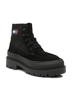 Tommy Jeans Skórzane botki FOXING LACE UP BOOT ze sklepu Gomez Fashion Store w kategorii Workery damskie - zdjęcie 184312915