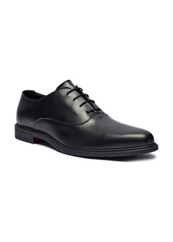 HUGO Skórzane derby Kerr ze sklepu Gomez Fashion Store w kategorii Buty eleganckie męskie - zdjęcie 184313067