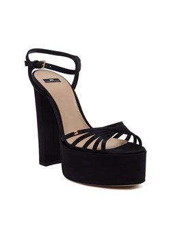Elisabetta Franchi Skórzane sandały na słupku ze sklepu Gomez Fashion Store w kategorii Sandały damskie - zdjęcie 184313069