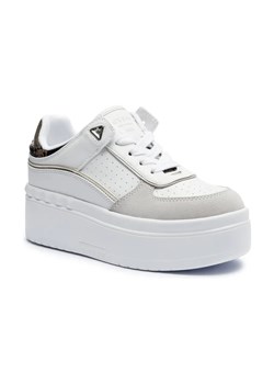 Guess Skórzane sneakersy RIDGEE ze sklepu Gomez Fashion Store w kategorii Buty sportowe damskie - zdjęcie 184313299