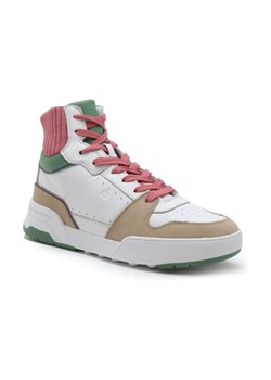 Tommy Hilfiger Skórzane sneakersy HIGH CUT SEASONAL ze sklepu Gomez Fashion Store w kategorii Buty sportowe damskie - zdjęcie 184313526