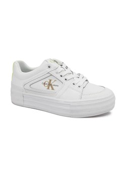 Calvin Klein Jeans Sneakersy VULC FLATFORM BOLD FLUO CONTR | z dodatkiem skóry ze sklepu Gomez Fashion Store w kategorii Buty sportowe damskie - zdjęcie 184313559