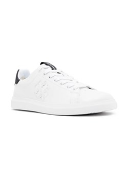 TORY BURCH Skórzane sneakersy DOUBLE T HOWELL COURT ze sklepu Gomez Fashion Store w kategorii Buty sportowe męskie - zdjęcie 184313667