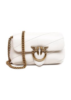 Pinko Skórzana torebka na ramię LOVE MICRO PUFF C SHEEP NAPPA ze sklepu Gomez Fashion Store w kategorii Listonoszki - zdjęcie 184313769