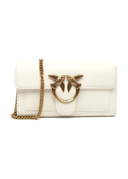 Pinko Skórzana listonoszka LOVE ONE WALLET C VITELLO SETA ze sklepu Gomez Fashion Store w kategorii Listonoszki - zdjęcie 184313969