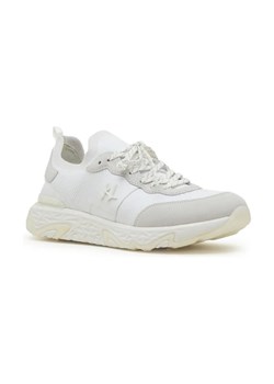 Karl Lagerfeld Skórzane sneakersy BLAZE Monogram KC Knit Mix ze sklepu Gomez Fashion Store w kategorii Buty sportowe męskie - zdjęcie 184314077